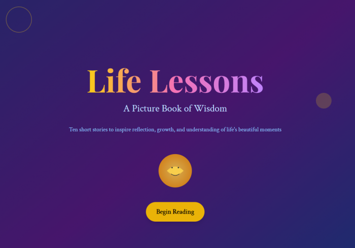 A Picture Book of Wisdom [Life Lessons]