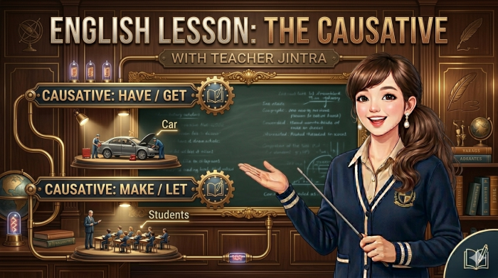 Advanced Grammar เรื่อง The Causative
