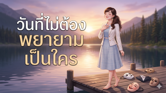 “บทเรียนของหัวใจที่นิ่ง”  🎬 EP.4 — “วันที่ไม่ต้องพยายามเป็นใคร”