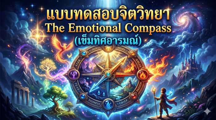 แบบทดสอบจิตวิทยา “The Emotional Compass (เข็มทิศอารมณ์)” 