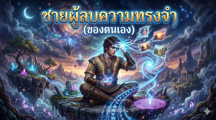 เรื่องสั้นจิตวิทยา เรื่อง ชายผู้ลบความทรงจำ