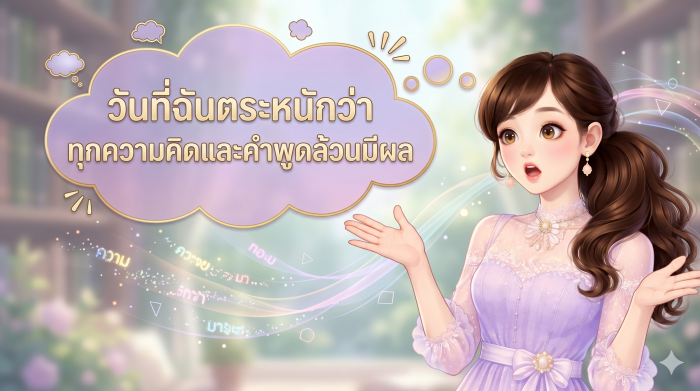 ทำบาปนั้นช่างยากเสียจริง! #3 “วันที่ฉันตระหนักว่า ทุกความคิดและคำพูดล้วนมีผล “