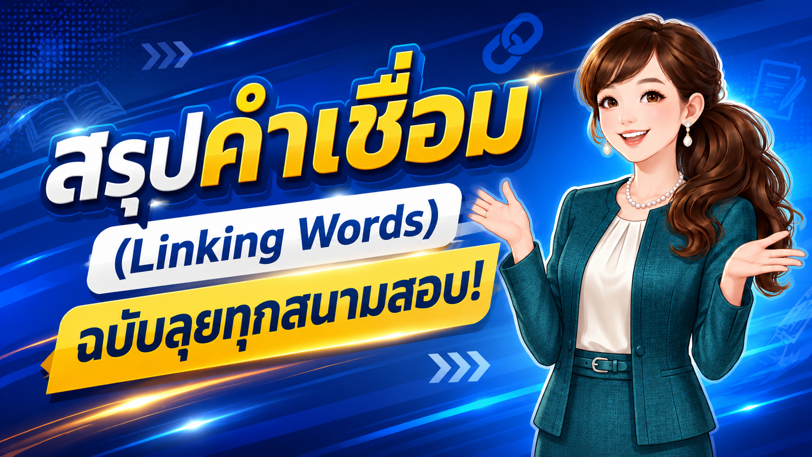Linking Words (คำเชื่อม) ตั้งแต่ก้าวแรก (Zero) ไปจนถึงระดับทำข้อสอบแข่งขัน (Hero)