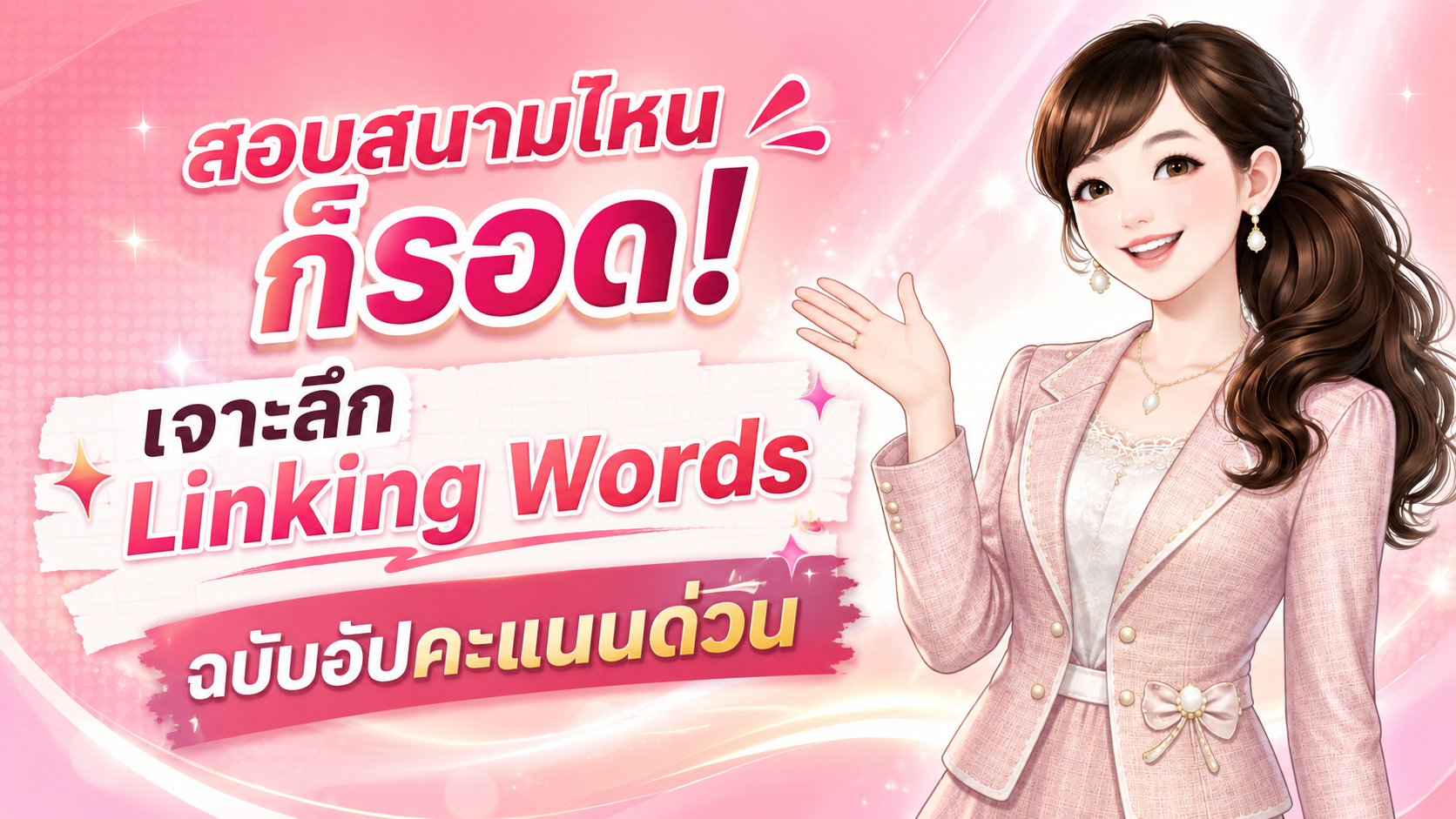 📑 Linking Words เจาะลึก 7 หมวดหมู่ขั้นสูง (คัดตัวยากที่ออกสอบจริง)