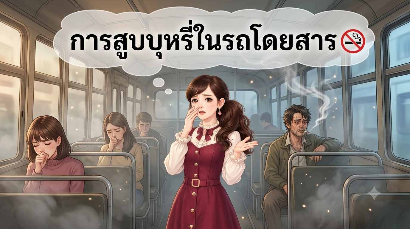 วันธรรมดา…แต่ไม่ธรรมดา ตอน “การสูบบหรี่ในรถโดยสาร “